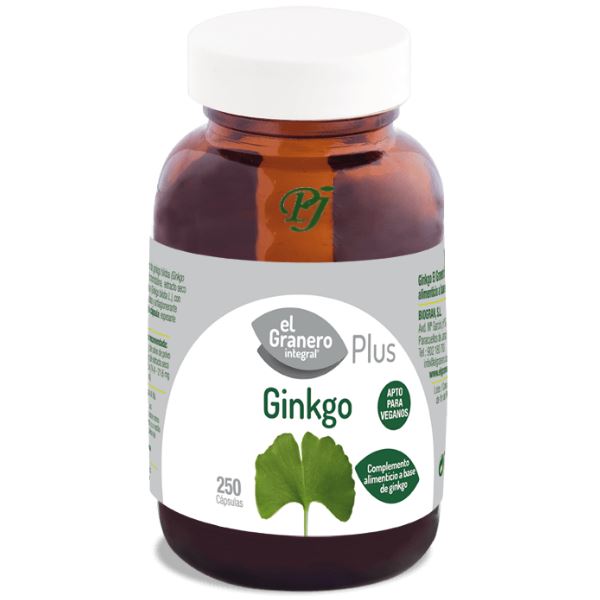 Ginkgo Biloba Forte 250 Capsulas - El Granero